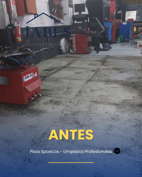 Red, Yellow and Concrete Floor Polishing