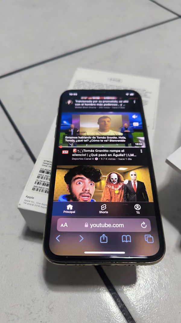 iPhone X running 100%