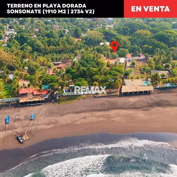 PLAYA DORADA, TERRENO EN VENTA, SONSONATE