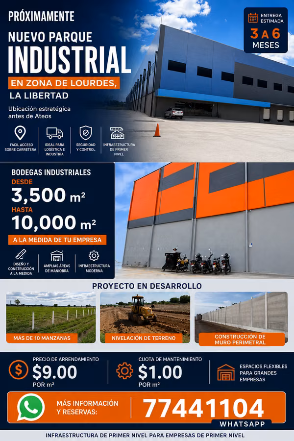 ALQUILER DE BODEGAS LA LIBERTAD/ATEOS