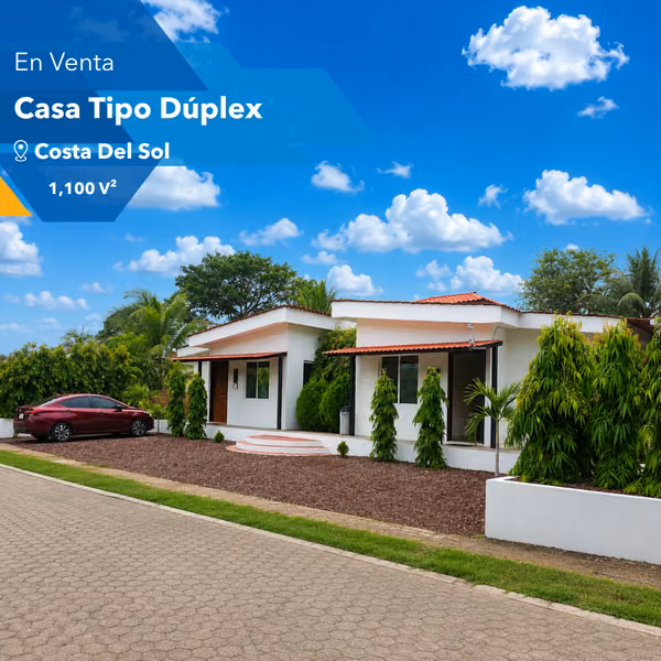 FOR SALE NEW HOUSE DUPLEX TYPE ON SUN COAST, PRIVATE CONDO