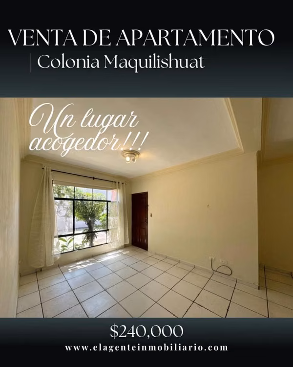  Apartamento en VENTA | Colonia Maquilishuat