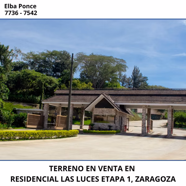 TERRENO EN VENTA EN RESIDENCIAL LAS LUCES, ETAPA 1