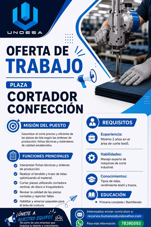 Cortador confección