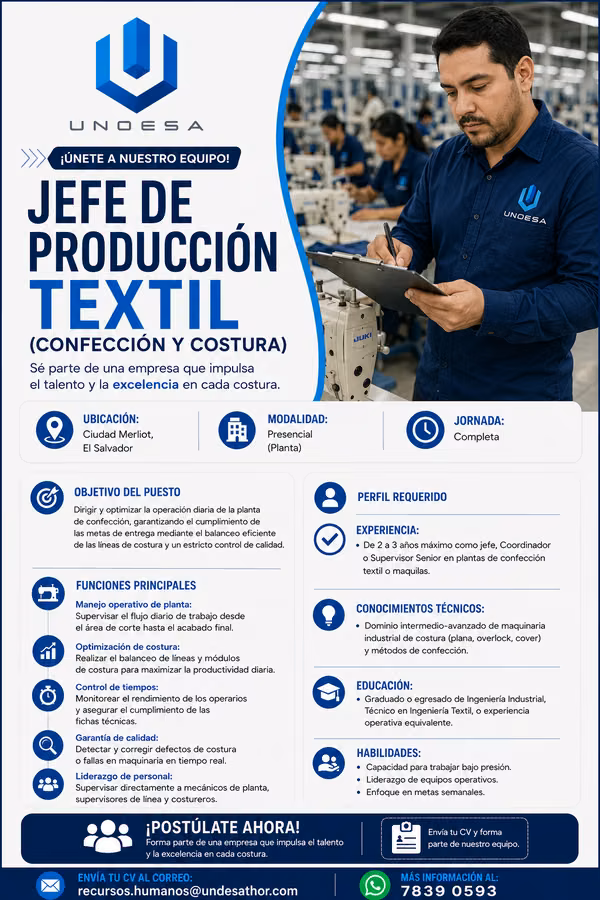 Jefe de Planta
