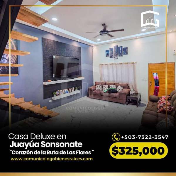 Casa Deluxe en Juayúa Sonsonate "Ruta de Las Flores "
