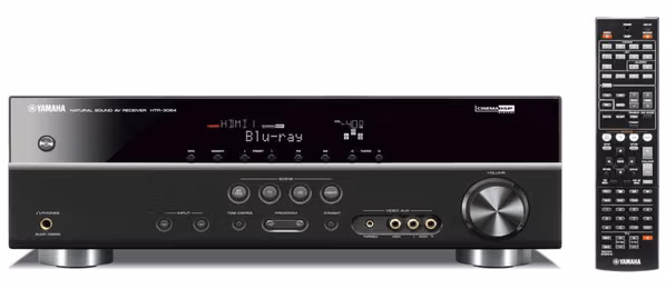 YAMAHA power amplifier 240 Watts HDMI outputs, control and original antenna DTS, Dolby, 5.1 TEATRO