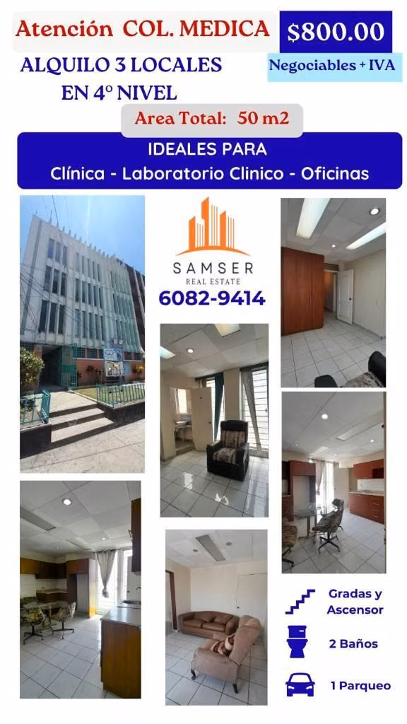 ALQUILO LOCAL EN COL. MEDICA
