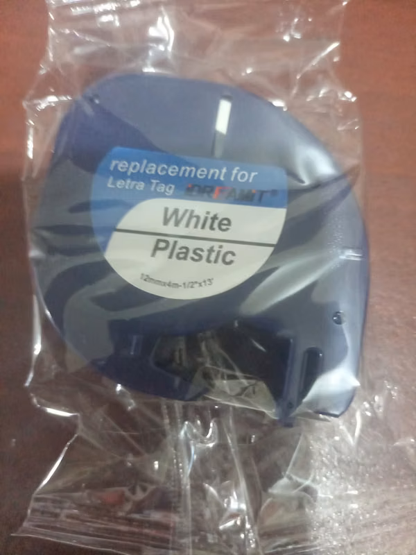 Plasticised DYMO belts