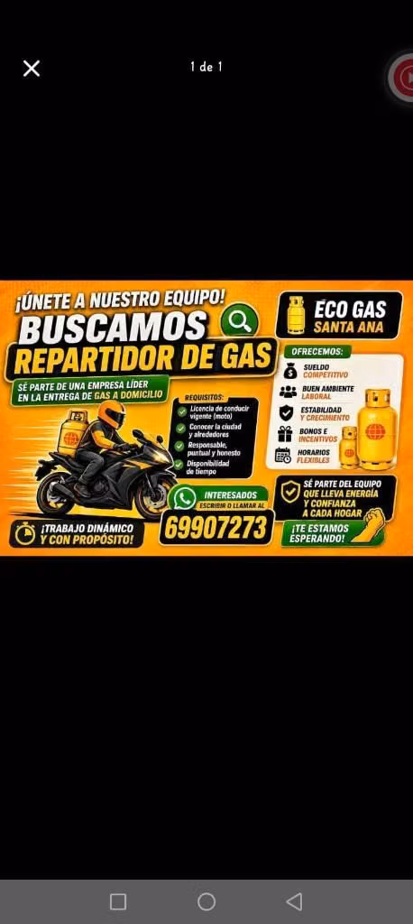 Repartidor de gas