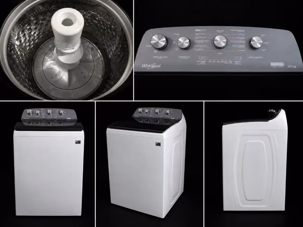 Lavadora Whirlpool 22 kg para repuestos – $100
