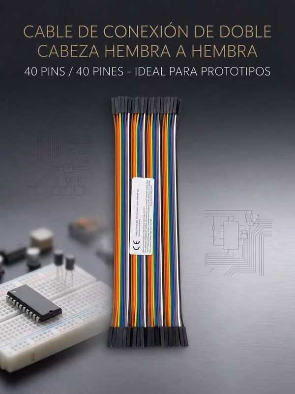 Kit de 40 cables dupont jump Embra, Embra.