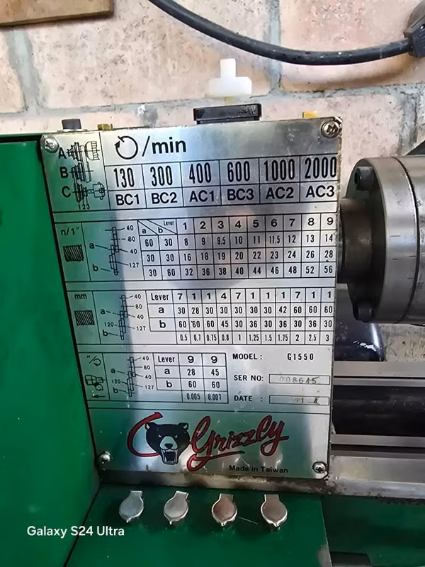 Torno Gryzzly G1550