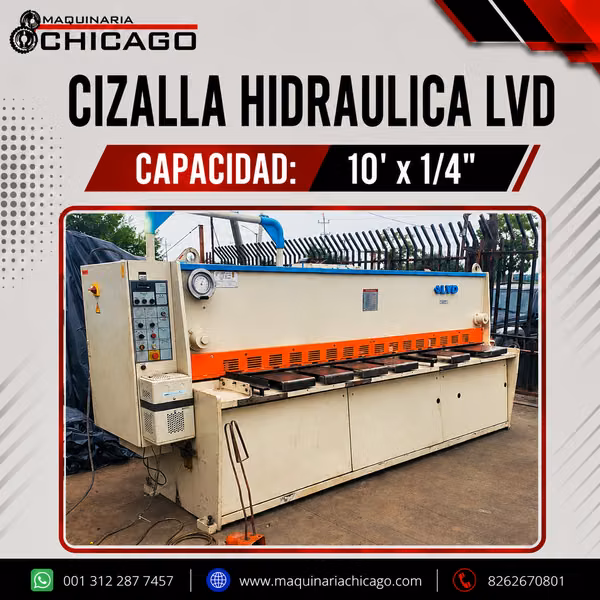 CIZALLA HIDRAULICA LVD 10' x 1/4"