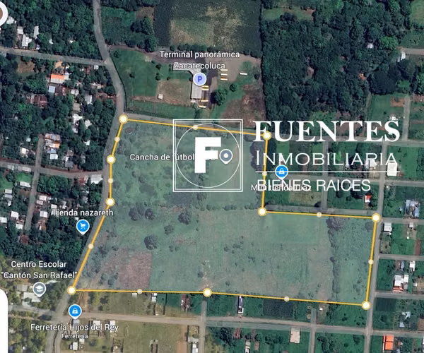 VENTA TERRENO ZACATECOLUCA