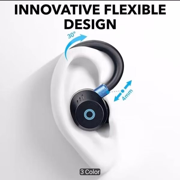Para hacer deporte y no se te caen estos audífonos bluetooth con gancho en la oreja, ENVÍO GRATIS