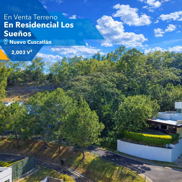 EN VENTA 2,003 V² EN RESIDENCIAL LOS SUEÑOS