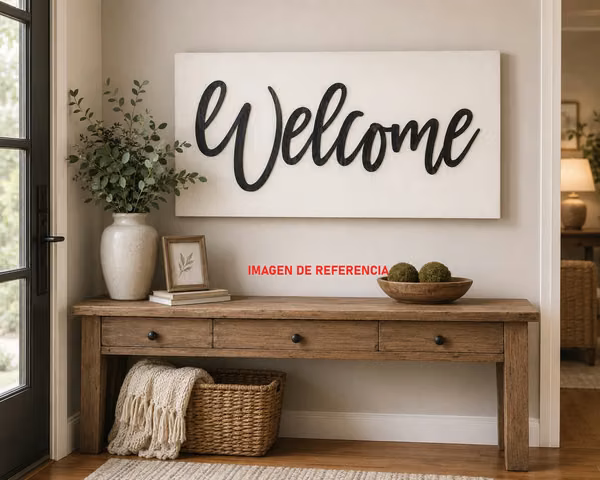 Cuadro decorativo “Welcome”