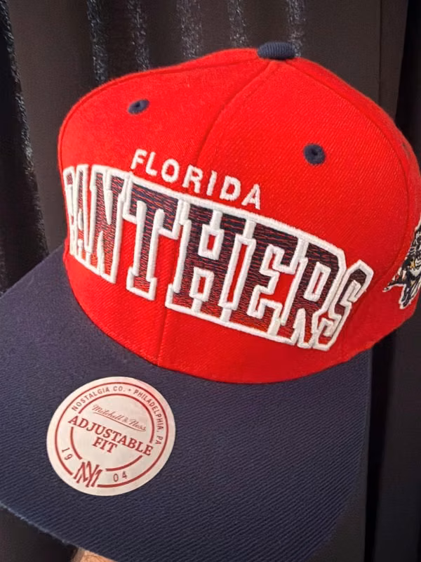 Gorra Florida Panthers Mitchell & Ness Original / Importada de Miami - Ajustable