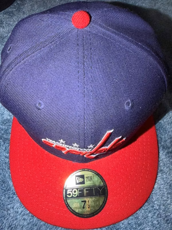 Gorra Washington Capitals New Era 59FIFTY Fitted Talla 7 1/2 Original / Importada de Miami