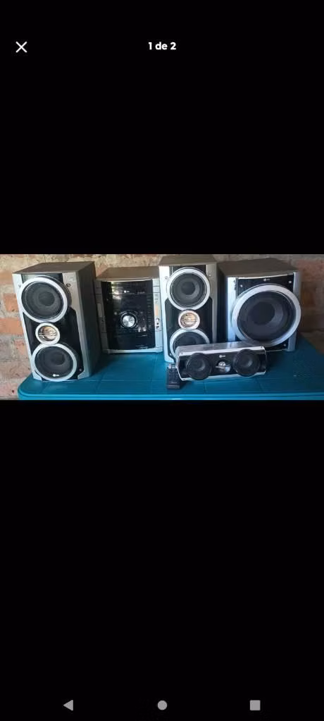 Se venden bocinas de LG originales. Bien cuidadas
