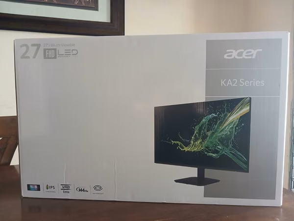 MONITORES ACER 27” IPS 144HZ FULL HD — ¡NUEVOS!