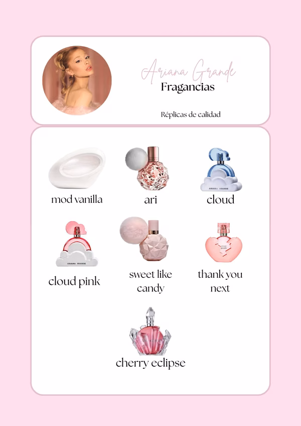 Fragancias de Ari 50ml y 100ml