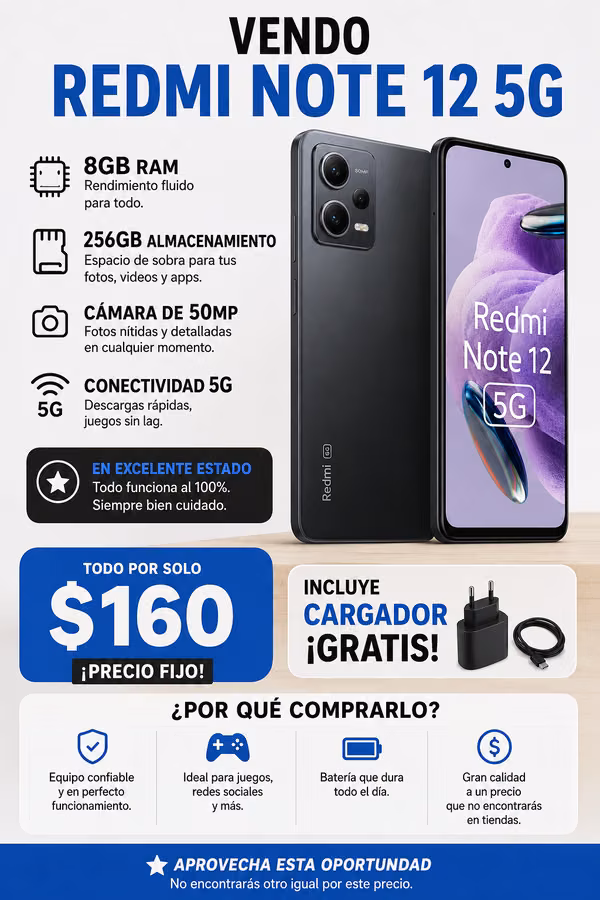 Redmi note 12 5g