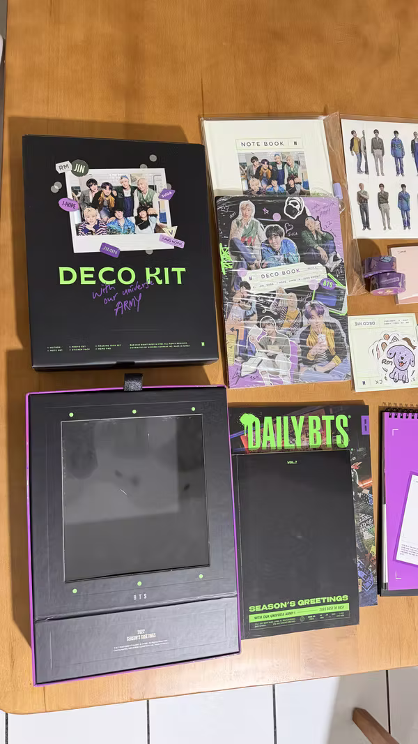  BTS Season’s Greetings 2022 + Deco Kit — COMBO  NEGOCIABLE