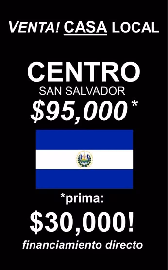 CENTRO S.S. $95,000 * LOCAL CASA. * $30,000! direct financing.