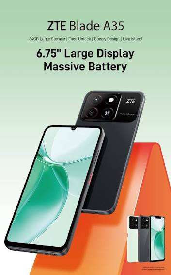ZTE blade A35 en caja 