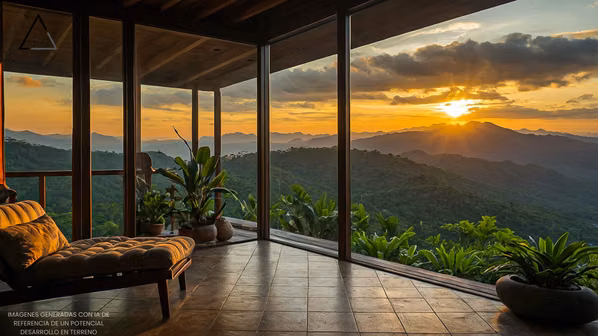 Mountain land 10,000 v ² Jayaque-Comasagua - 124; 360 ° views and Direct Access