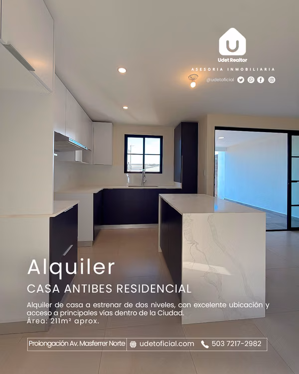 Brand new rental in Residencial Antibes II Nte, Escalón - El Salvador.