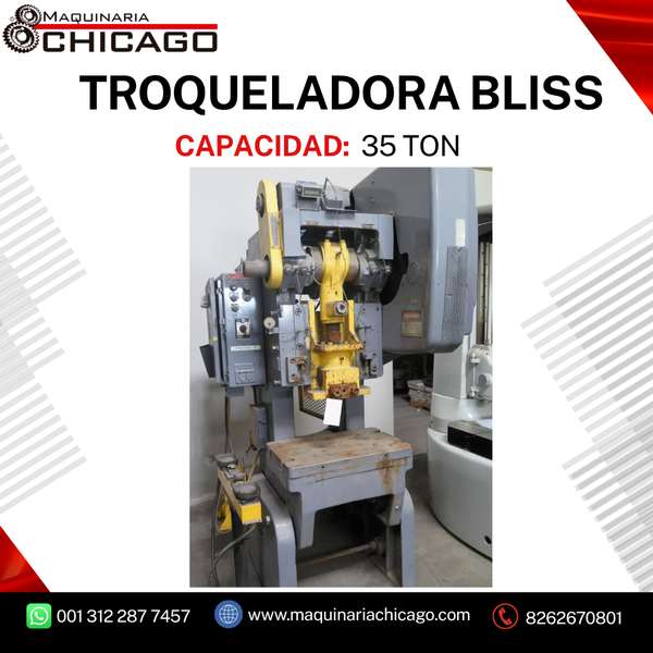 TROQUELADORA BLISS 35 TON