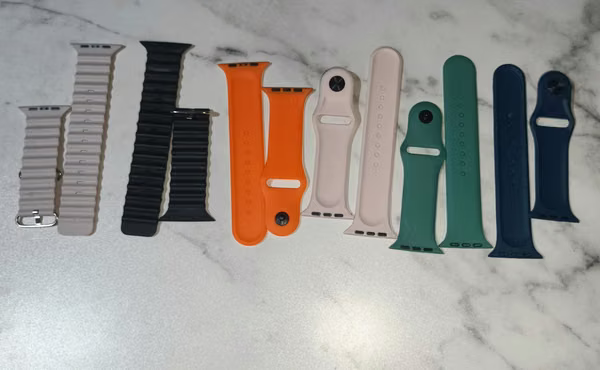 Set de 6 pares de correas para relojes tipo smartwatch 