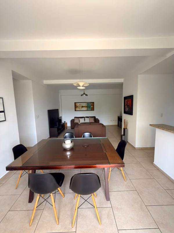 SE ALQUILA APARTAMENTO TORRE SAN BENITO 21, FULL-AMUEBLADO, 3 habitaciones, Sala, Comedor, Baño social, Cocina, Terraza