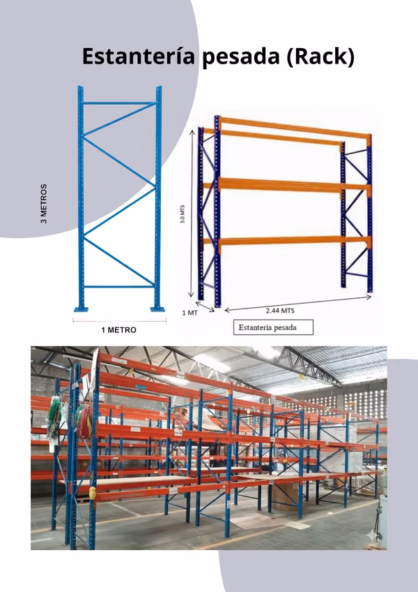 INDUSTRIAL RACKS - Immediate delivery