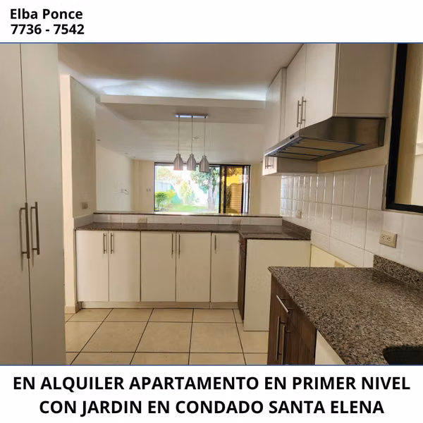 EN ALQUILER | AMPLIO APARTAMENTO EN PRIMER NIVEL CON JARDÍN PRIVADO