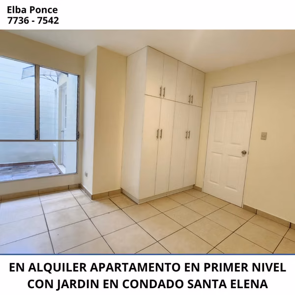 EN ALQUILER | AMPLIO APARTAMENTO EN PRIMER NIVEL CON JARDÍN PRIVADO