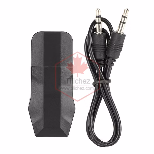 Adaptador Bluetooth 5.0 USB transmisor y receptor audio 3.5mm 