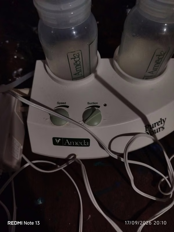Electric breast milk extractor