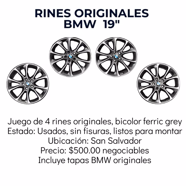 Rines originales BMW 