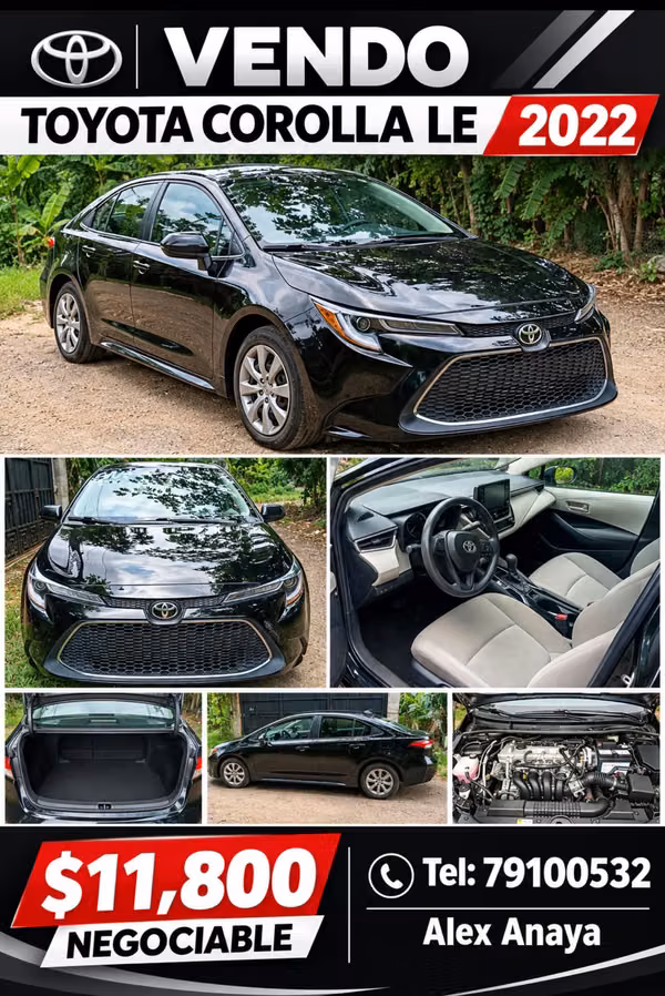 Sell Toyota Corolla LE 2022