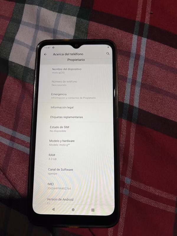 Motorola g20 NEGOCIABLE