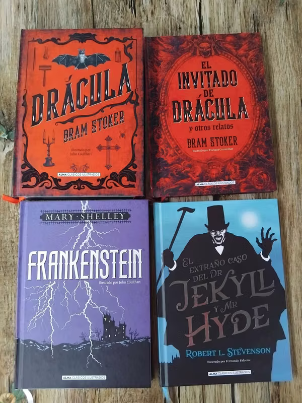 Classic Alma books illustrated.