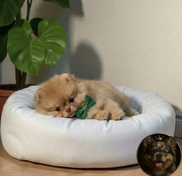 Cachorro Pomerania is still looking for a home.