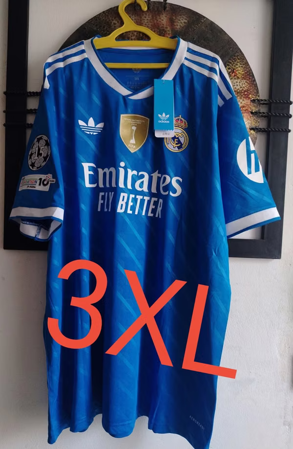 real Madrid shirt 3xl fan version