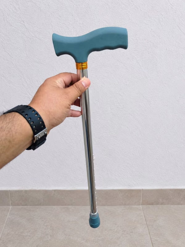 Adjustable aluminium cane