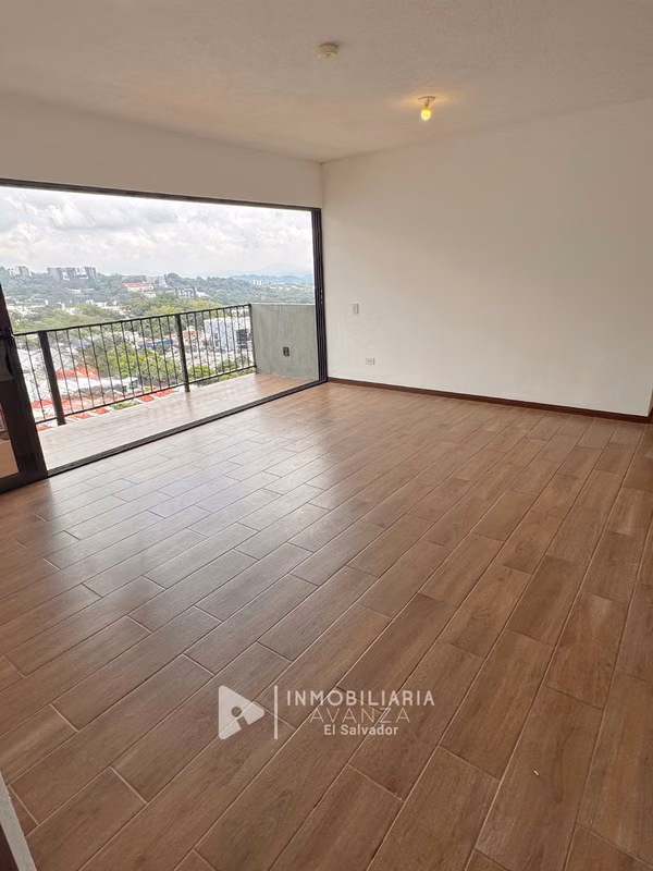 Col. Escalón | 3 habitaciones | 3 baños | vistas al volcán y la ciudad |$1,450