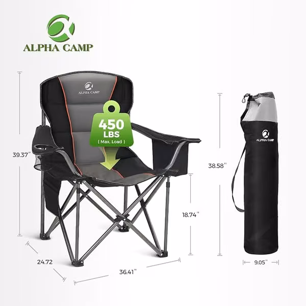 Oversized (Oversized) camping folding chair
